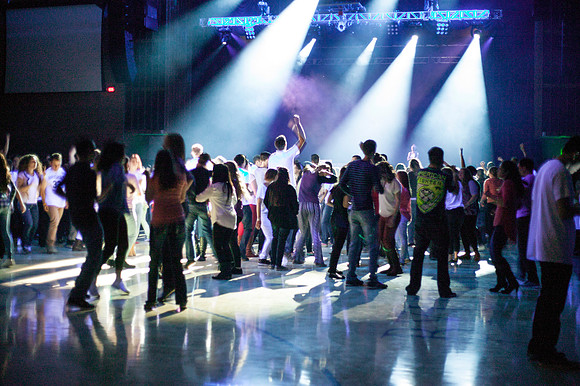 Throughout the semester, dance parties are held in the main gym of the Hart Building. This event was an awesome night of dancing and DJ-ed top 40 music.