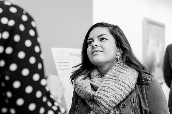 Communication Major Seniors present their original projects at the Communication Senior Showcase.