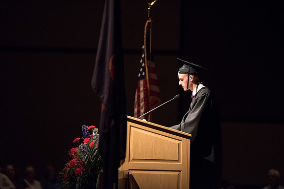 Students of Brigham Young University-Idaho at graduation of the Spring 2016 semester. Photo by Ryan Chase.