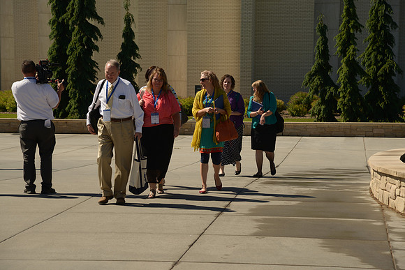 Online Instructors gather for a conference at BYU-Idaho. Photos by Photo Services