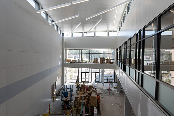 A look inside the new Science and Technology Building that is scheduled to be occupied by the 2016 Fall Semester.