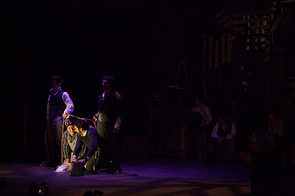 Peter and the Starcatcher is a wildly theatrical, hilarious and innovative retelling of how a miserable orphan came to be "The Boy Who Never Grew Up." Thirteen-year-old Molly Aster, a Starcatcher appr