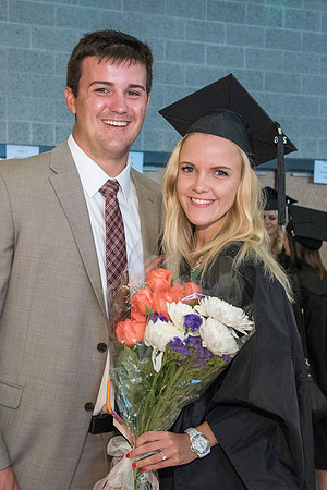 Students of Brigham Young University-Idaho prior to convocation of the Spring 2016 semester. Photo by Ryan Chase.