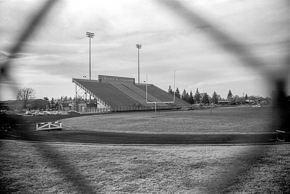 A view of Viking Stadium on Campus