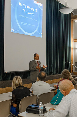 Faculty &amp; Staff attending classes held at faculty meeting Fall 2013
