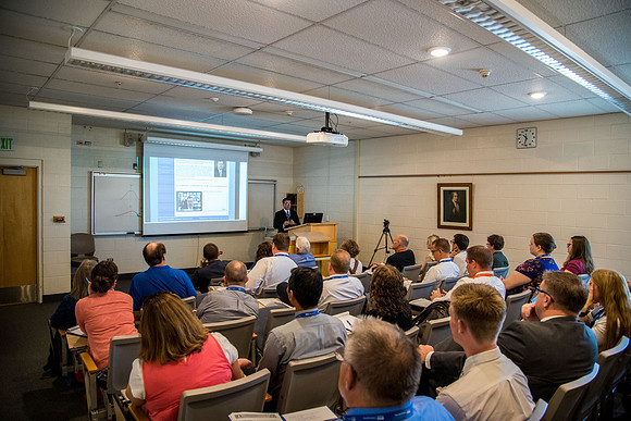 Online Instructors come to BYU-Idaho campus for further learning to enhance teaching skills.