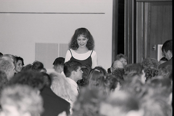 The Business Department holds an Awards Banquet. March 1995.