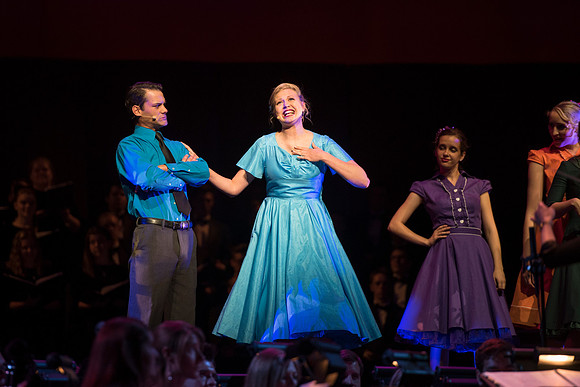 BYU-Idaho Center Stage had their annual Patriots and Pioneers concert July 9 with George Dyer as their soloist.