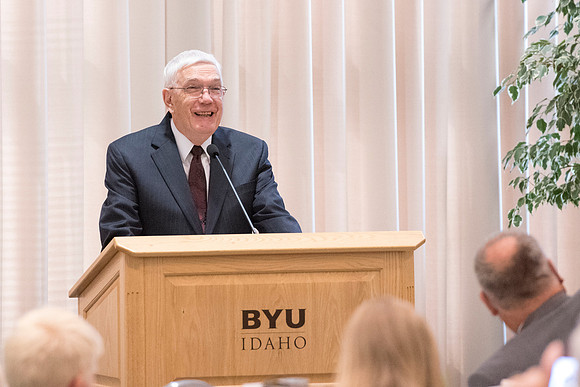 The Emeritus Breakfast and 50 Year Reunion was held where LaMar Barrus Received the Alumni Award of Excellence.