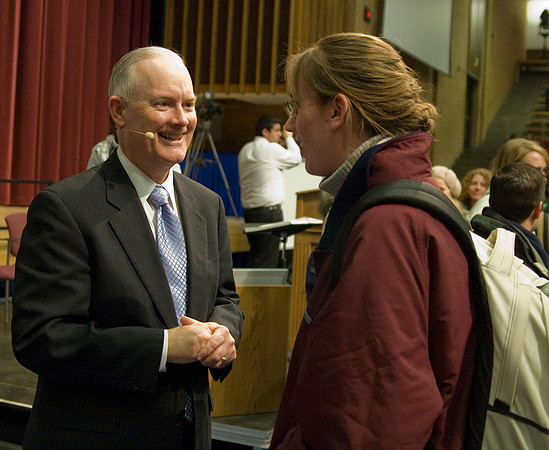 Pres Clark's Special Meeting with the students.