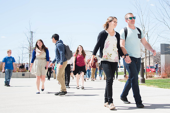Devotional traffic the first devotional of Spring Semester.
