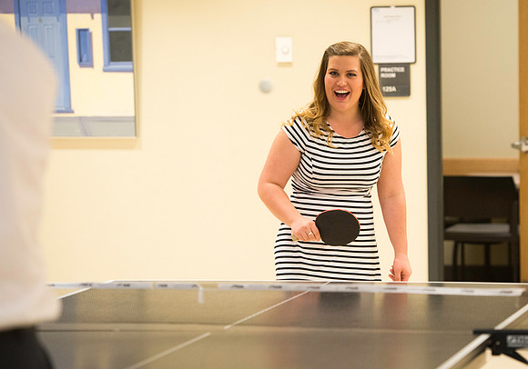 Ping pong action in the MC. "score"