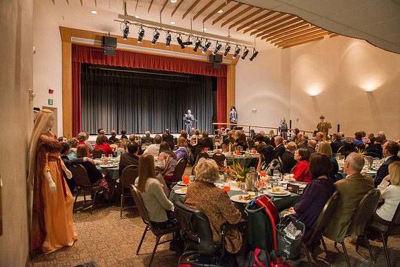 An "Evening Of Honors" recognizing Rodger Sorensen with the Eliza R. Snow Award for his contribution to the Arts. Rodger has taught and directed Theater for 42 years, first at the college of Eastern U