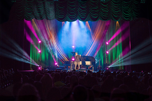 Nik Day, along with Hilary Weeks, perform at BYU-Idaho as part of Center Stage.