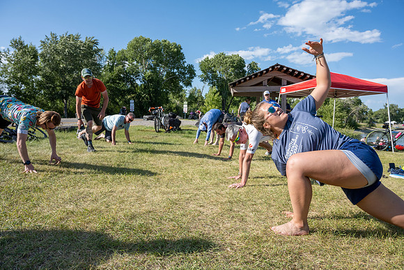 Strength & Conditioning Academy Triathlon Camp at Rigby's, Jefferson Lake.