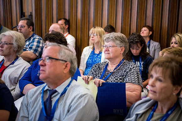 Online Instructors come to BYU-Idaho campus for further learning to enhance teaching skills. Instructor: Dave Kidd.
