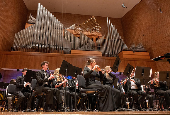 A retirement concert and reception for Diane Soelberg the director of the Symphony Band.
