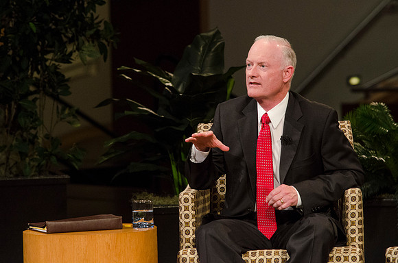 Pres. Clark shares information about new BYU-Idaho students and answers questions from a live audience as well as online participants