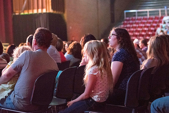 Nik Day, along with Hilary Weeks, perform at BYU-Idaho as part of Center Stage for Education Week 2016.