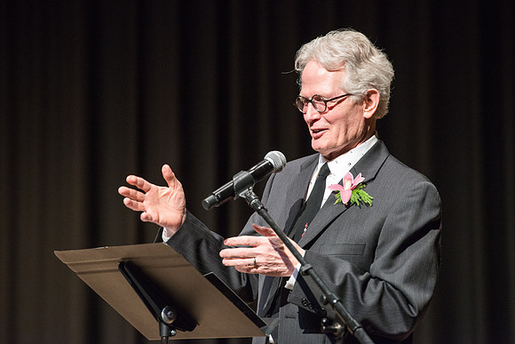 An "Evening Of Honors" recognizing Rodger Sorensen with the Eliza R. Snow Award for his contribution to the Arts. Rodger has taught and directed Theater for 42 years, first at the college of Eastern U