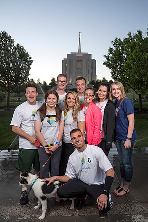 2016 Temple to Temple relay from Rexburg Temple to Idaho Falls Temple.