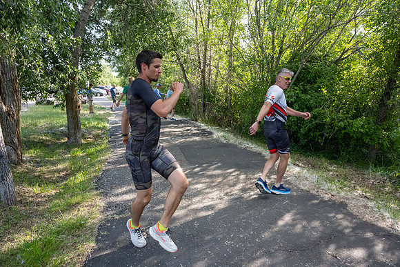 Strength & Conditioning Academy Triathlon Camp at Rigby's, Jefferson Lake.