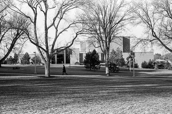 A view of the Eliza R. Snow Building on Campus