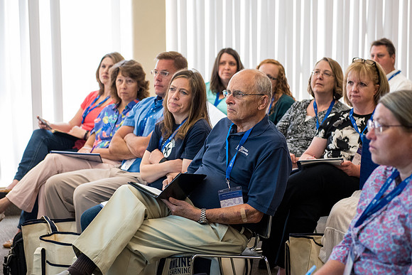 Online Instructors come to BYU-Idaho campus for further learning to enhance teaching skills. Instructor: Dave Kidd.