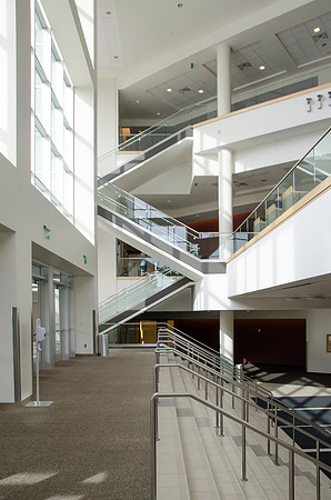 Stairways in the BYU-Idaho Center