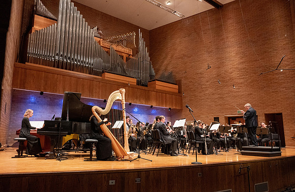 A retirement concert and reception for Diane Soelberg the director of the Symphony Band.
