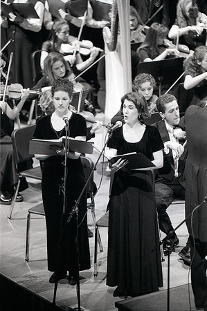1999 Sacred Music Performance in the Snow Barrus Concert Hall. Commissioned composition by Merrill Jenson. Featuring Ricks College Symphony Orchestra, Collegiate Singers, and Concert Chorale with LDS