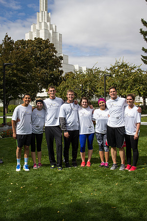 More than 600 participants ran in a 37 mile relay race, beginning at the Rexburg Temple and ending in Idaho Falls.