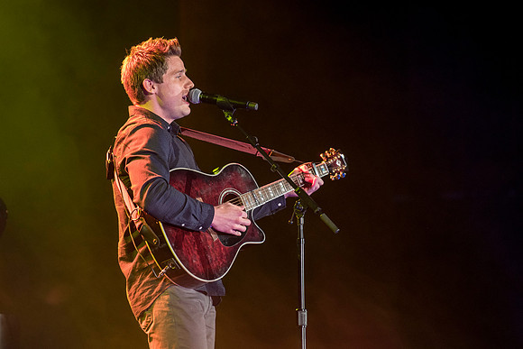 Nik Day, along with Hilary Weeks, perform at BYU-Idaho as part of Center Stage.