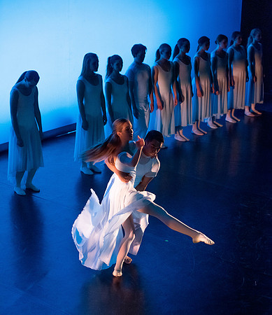BYUI students dance in the multi-style performance, Extravadance.