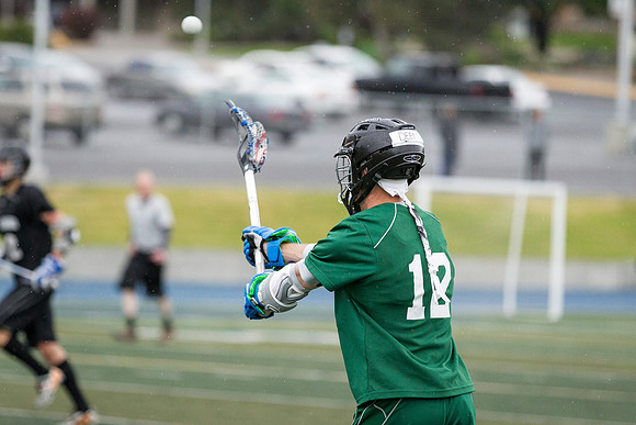 Marshall Deem, a midfielder, looks to pass to an open teammate.