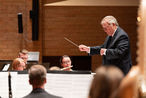 A retirement concert and reception for Diane Soelberg the director of the Symphony Band.