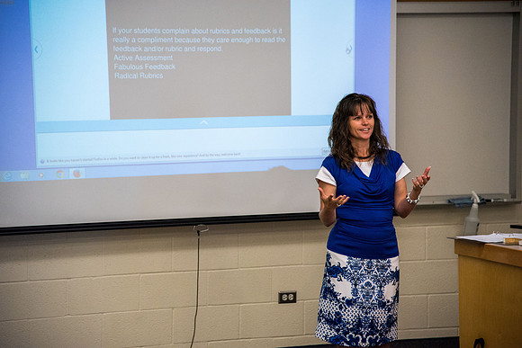 Online Instructors come to BYU-Idaho campus for further learning to enhance teaching skills.