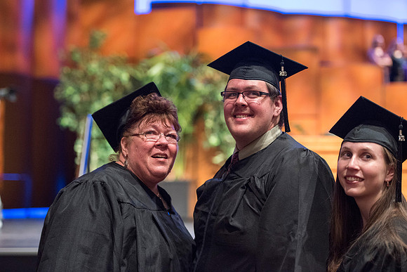 Graduates of Brigham Young University-Idaho at Convocation ceremony of the Spring 2016 semester. Photo by Ryan Chase.