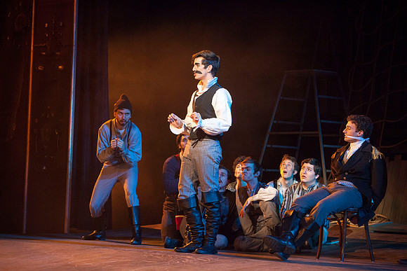 Peter and the Starcatcher is a wildly theatrical, hilarious and innovative retelling of how a miserable orphan came to be "The Boy Who Never Grew Up." Thirteen-year-old Molly Aster, a Starcatcher appr