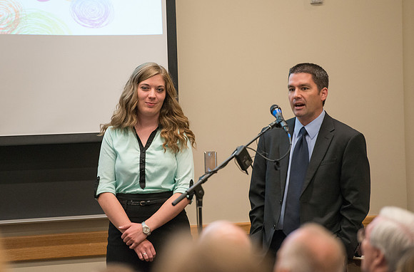 Top Communication students receive the Gordon B. Hinckley Communicator Award.