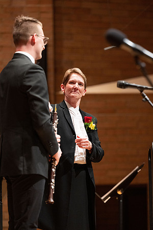 A retirement concert and reception for Diane Soelberg the director of the Symphony Band.
