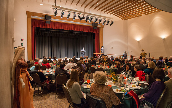 An "Evening Of Honors" recognizing Rodger Sorensen with the Eliza R. Snow Award for his contribution to the Arts. Rodger has taught and directed Theater for 42 years, first at the college of Eastern U
