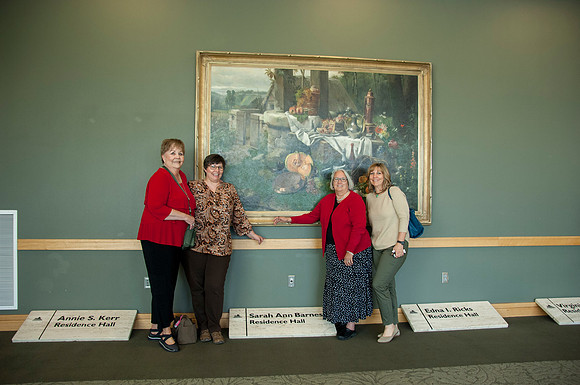 A memorial for the girl's dorms which have served housing well for 50 plus years. Edna Ricks Hall, Annie Kerr Hall, Sarah Barnes Hall and Virginia Perkins Hall will be removed this summer. Families we