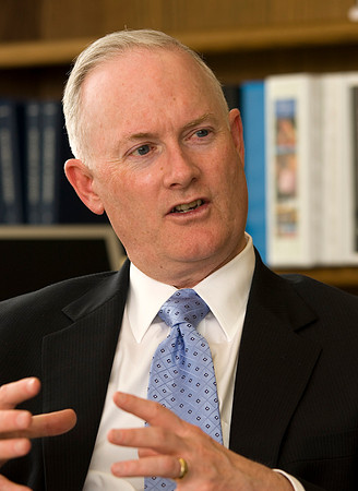President Clark in his office