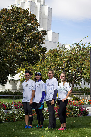 More than 600 participants ran in a 37 mile relay race, beginning at the Rexburg Temple and ending in Idaho Falls.