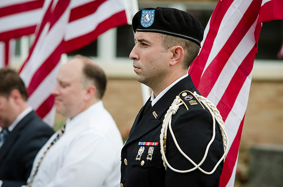 The BYU-Idaho ROTC honors those who gave their lives for the Constitution and this country's freedom.