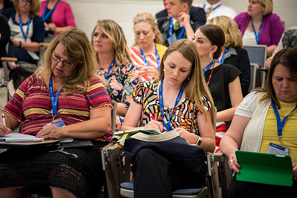 Online Instructors come to BYU-Idaho campus for further learning to enhance teaching skills.