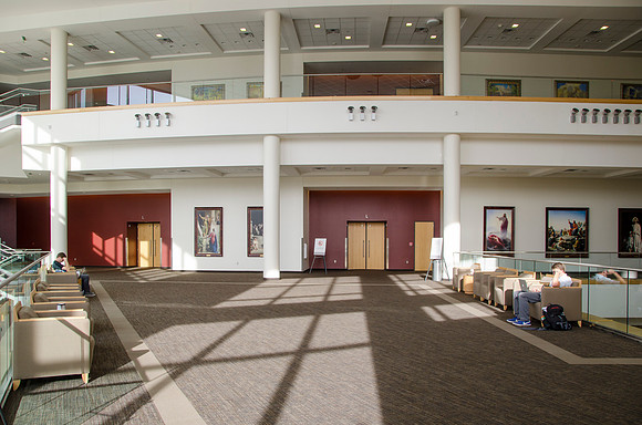 Interior of BYU-Idaho Center