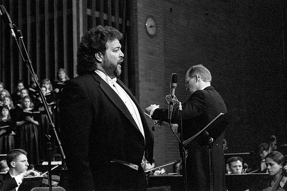 Special guest performer singing a solo