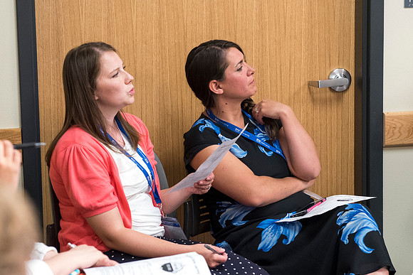 Faculty participate in breakout sessions as part of the Online Learning & Teaching Conference.